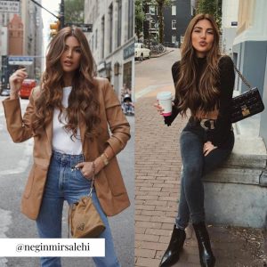 Significado de moda casual, ejemplo Negin Mirsalehi