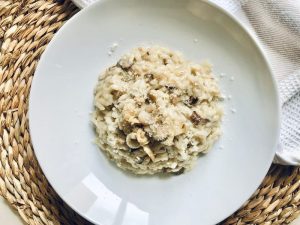 Receta de risotto con setas