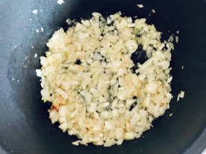 Receta de risotto con setas y cebolla