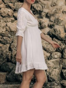 Vestido boho blanco