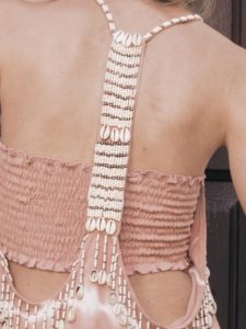Vestidos boho con conchas